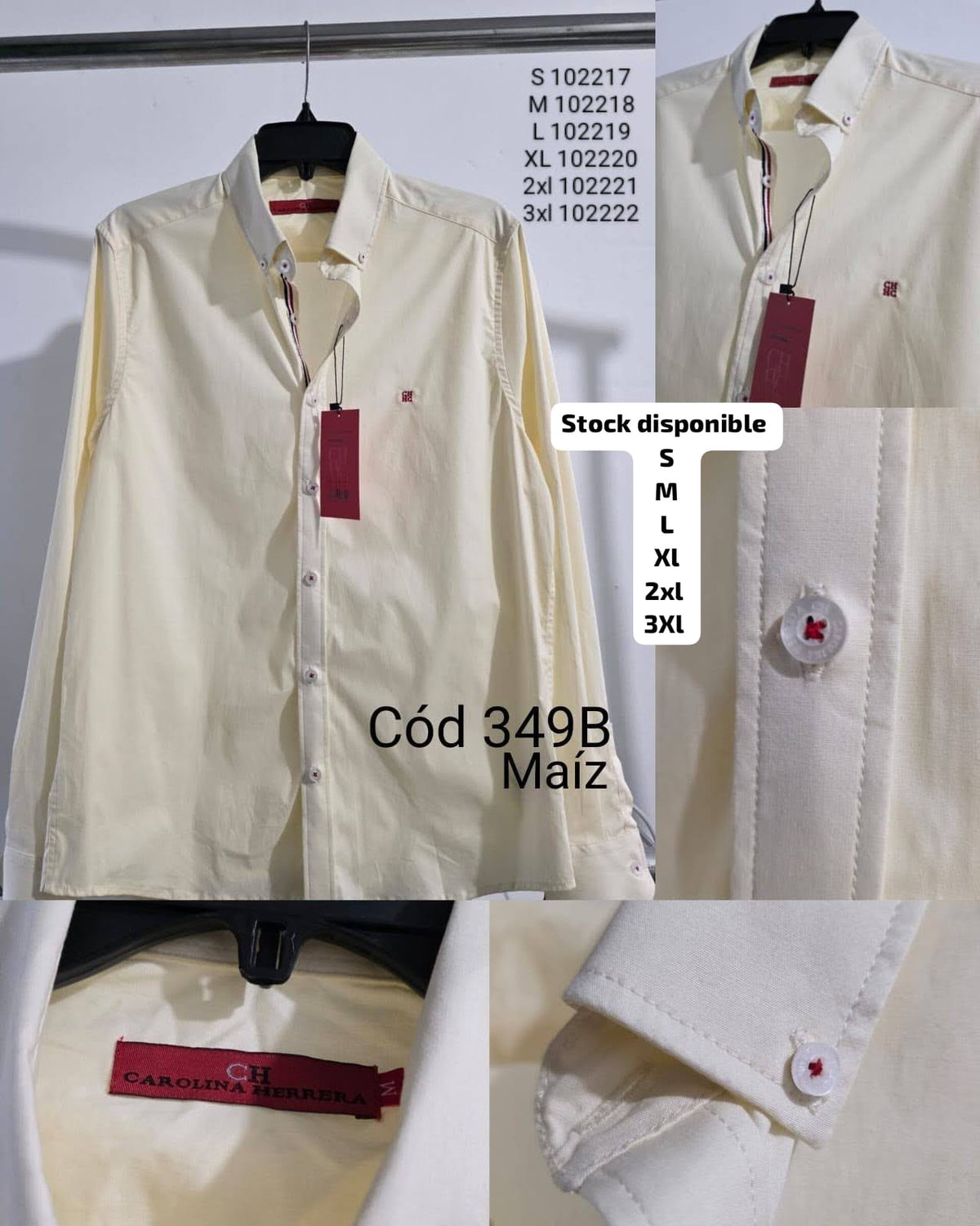 Camisa CH Hombre Manga Larga