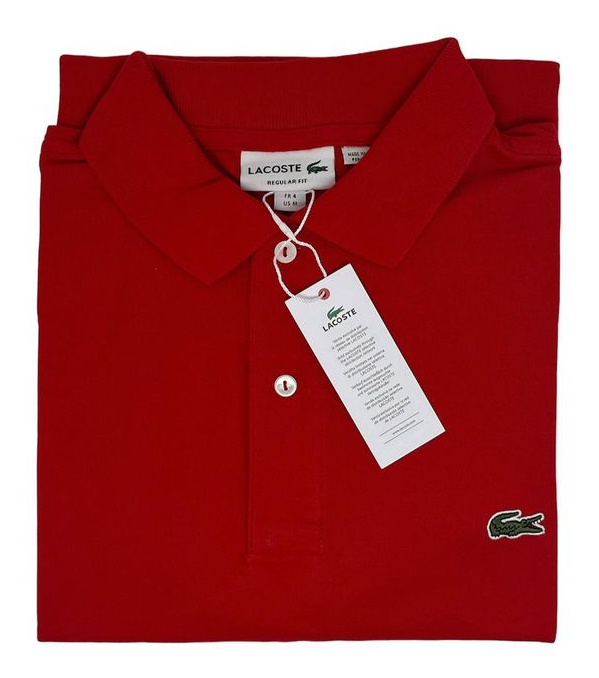 Camisero LCST Hombre Manga Corta Rojo