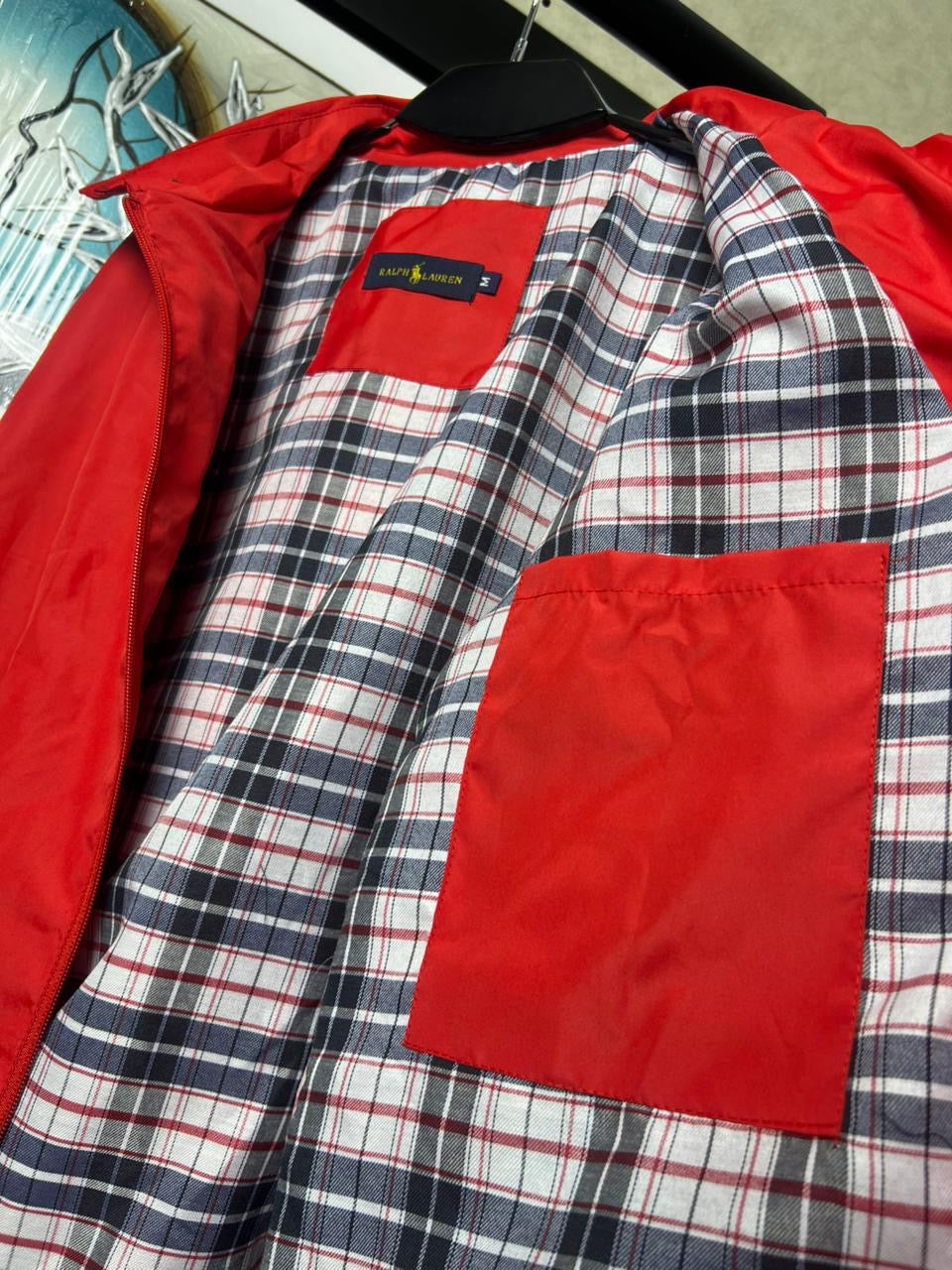 Casaca RL Hombre Impermeable Importado Rojo