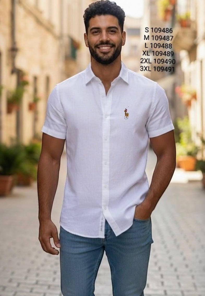 Camisa RL Hombre Manga Corta