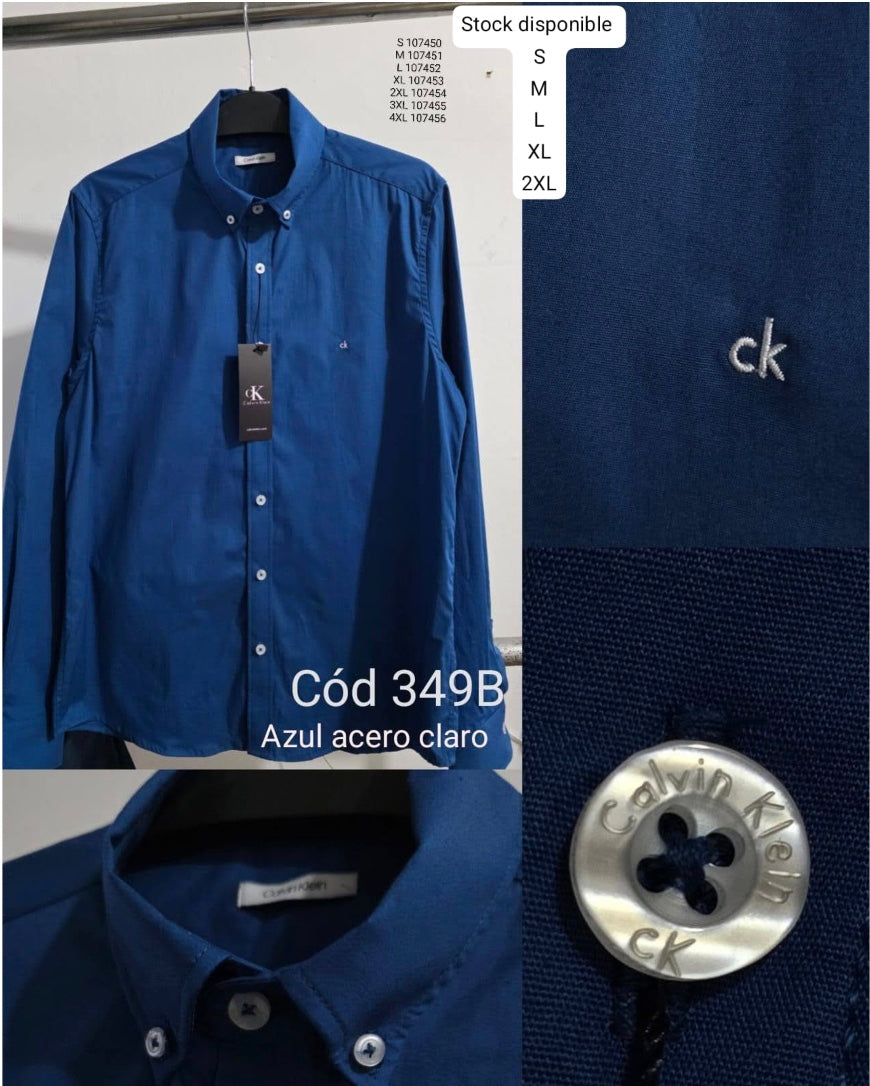 Camisa CK Hombre Manga Larga