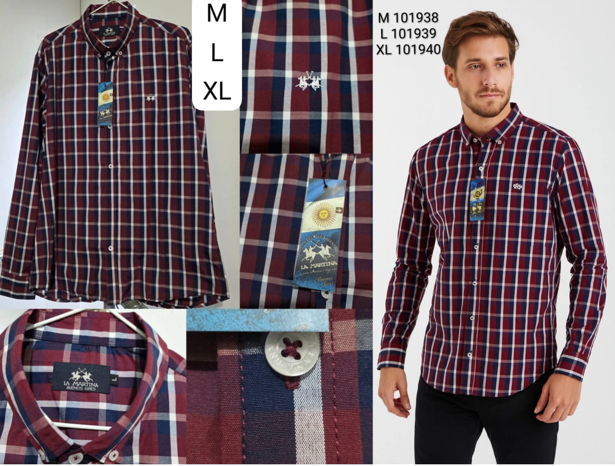 Camisa LM Hombre Manga Larga