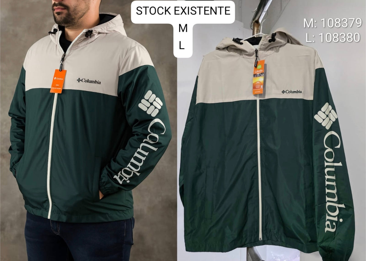 Cortaviento COL Hombre Impermeable con Capucha