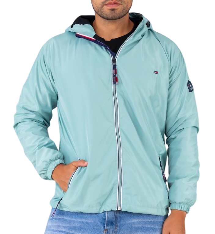 Casaca TH Hombre con Capucha Impermeable