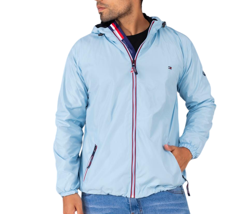 Casaca TH Hombre con Capucha Impermeable