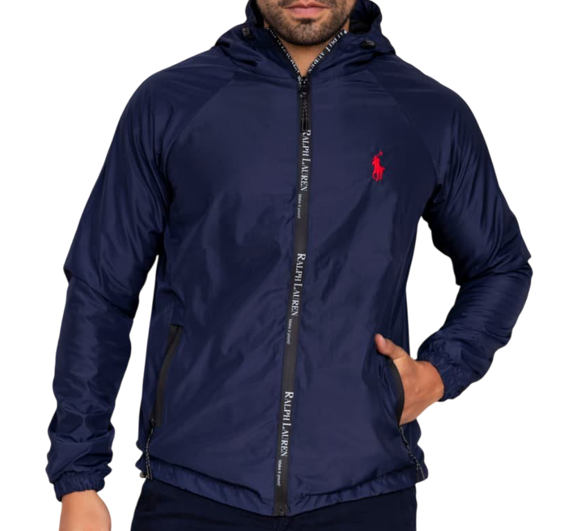 Cortaviento RL Hombre con Capucha Impermeable