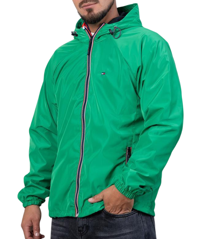 Casaca TH Hombre con Capucha Impermeable