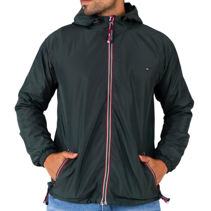 Casaca TH Hombre con Capucha Impermeable