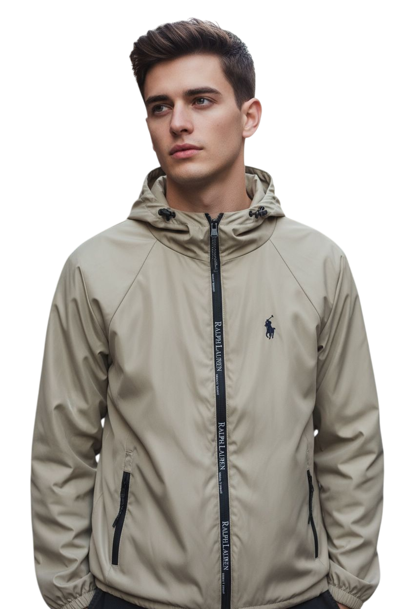 Cortaviento RL Hombre con Capucha Impermeable