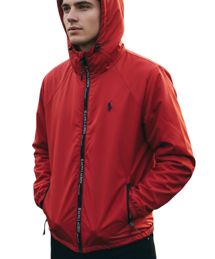 Cortaviento RL Hombre con Capucha Impermeable