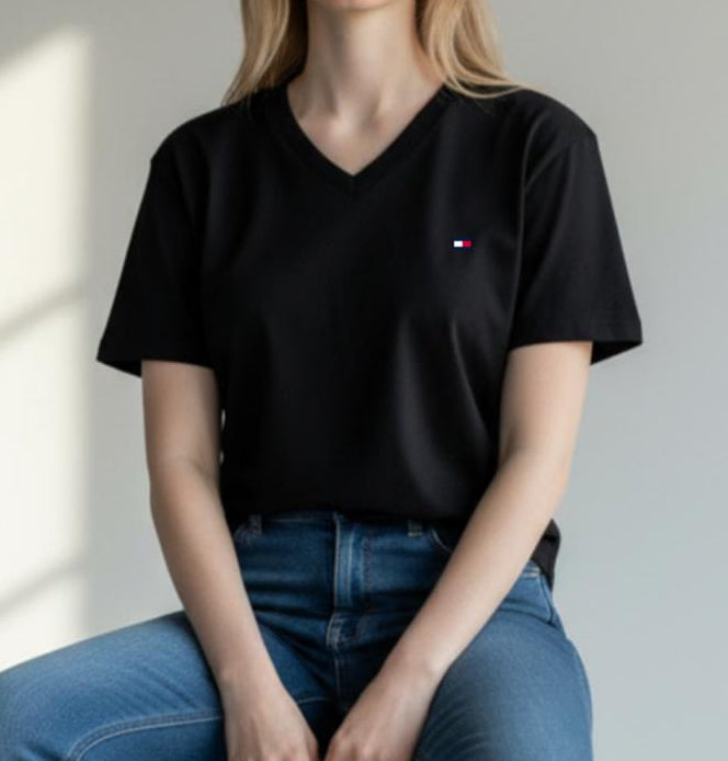 Polo TH Mujer Cuello V