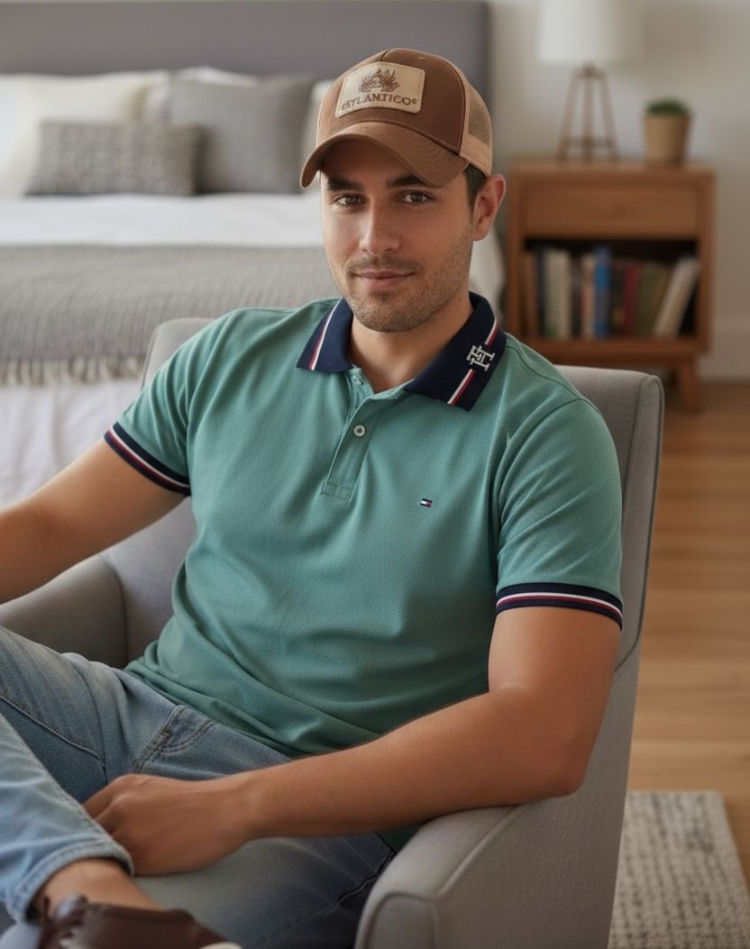 Camisero TH Hombre Algodón Piqué