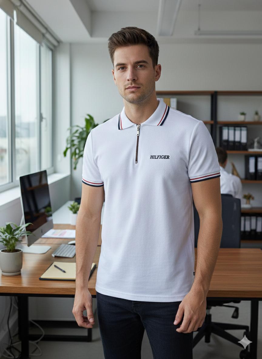 Camisero TH Hombre Algodón Piqué