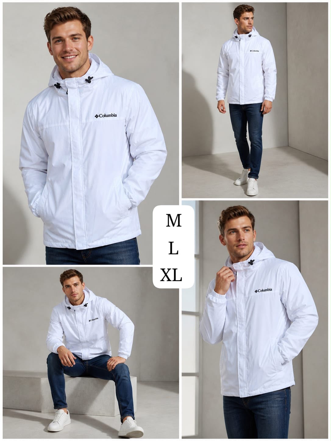 Cortaviento COL Hombre con Capucha