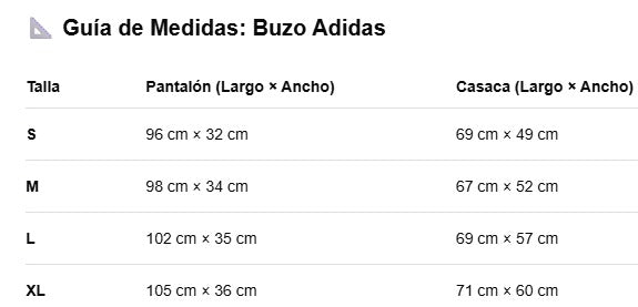 Conjunto Adidas Hombre Italiano con Marino