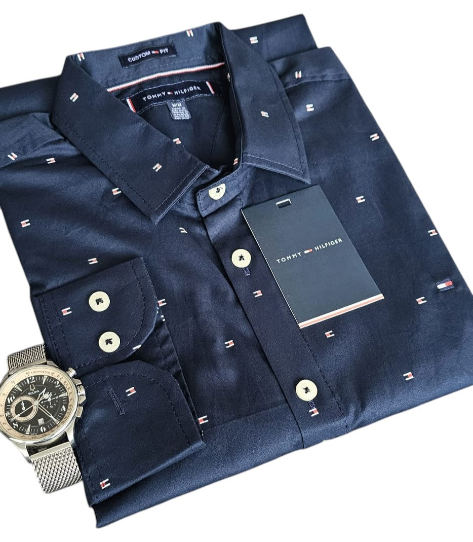 Camisa TH Hombre Manga Larga