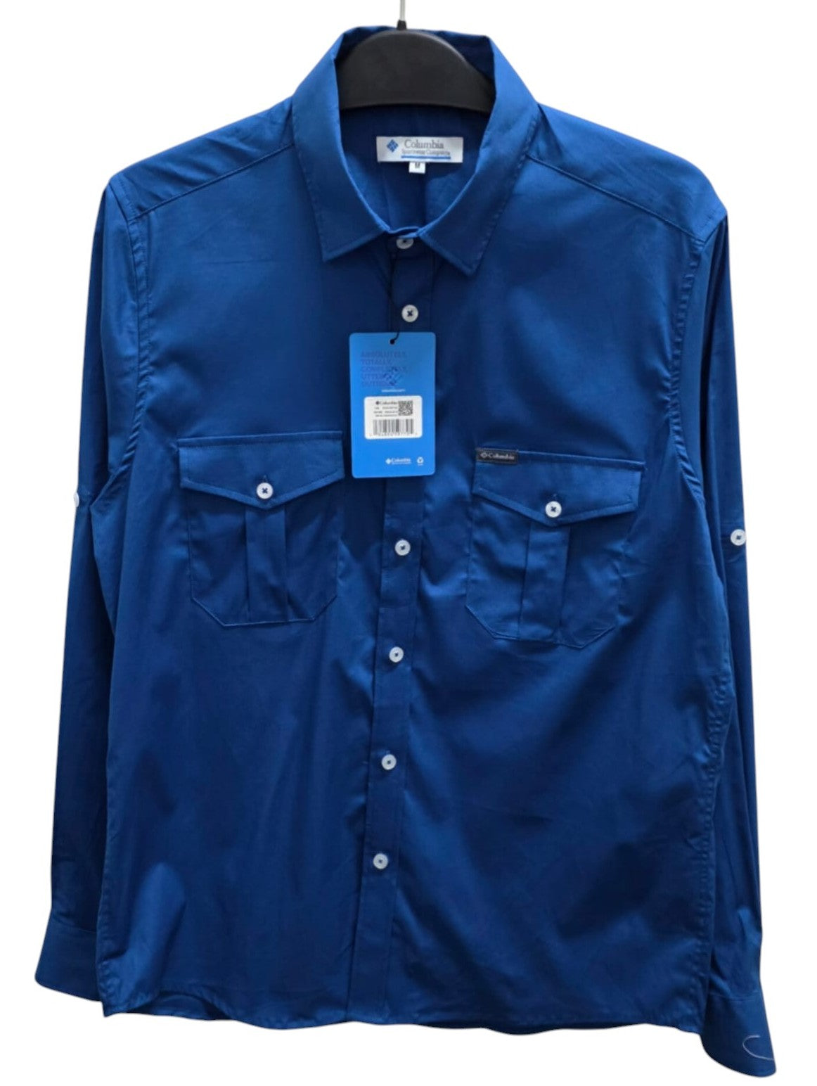 Camisa COL Hombre con Bolsillo tipo Cargo