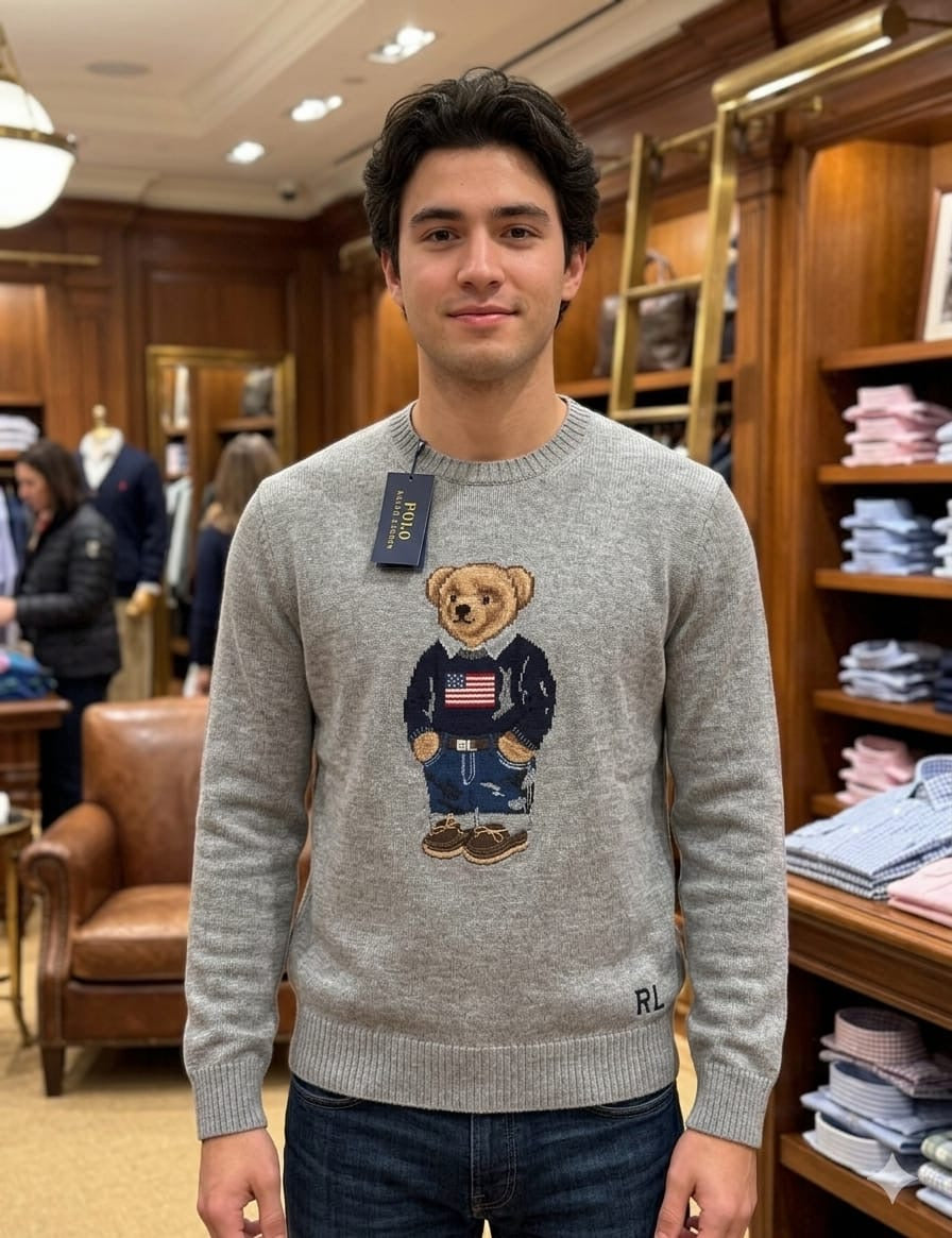 Chompa RL Hombre Oso