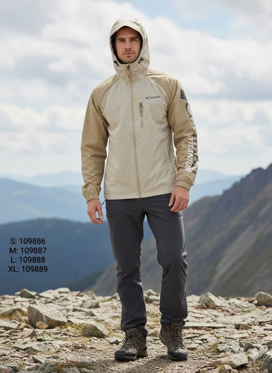 Cortaviento COL Hombre Impermeable con Capucha