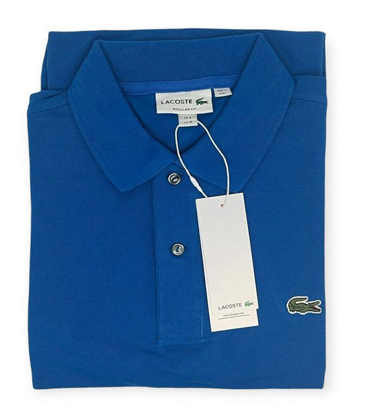 Lacoste camisero azulino manga corta