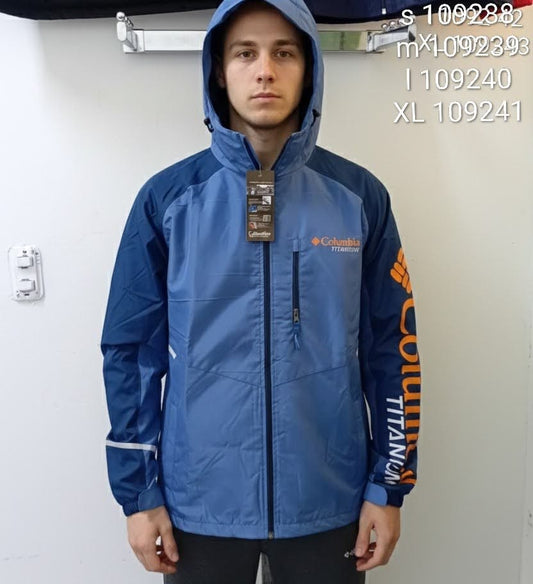 Cortaviento COL Hombre Impermeable con Capucha