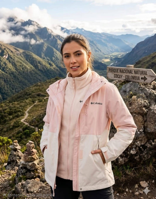 Cortaviento COL Mujer 2 en 1