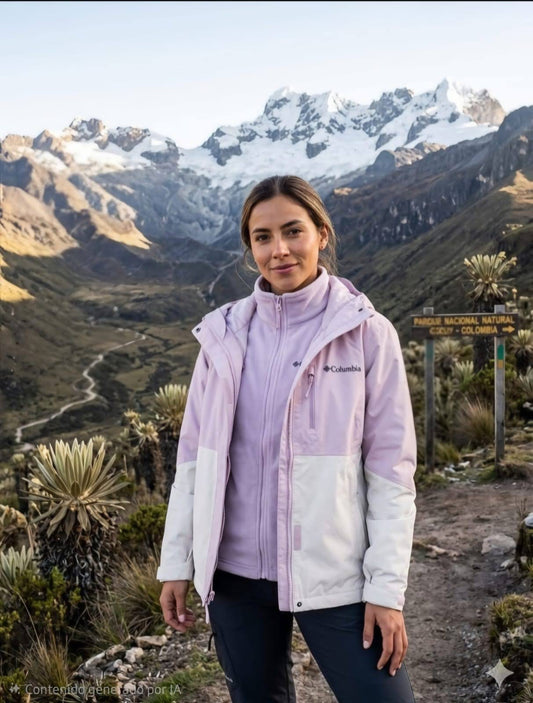 Cortaviento COL Mujer 2 en 1