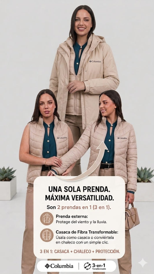 Casaca COL Mujer 3 en 1