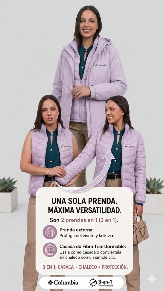 Casaca COL Mujer 3 en 1