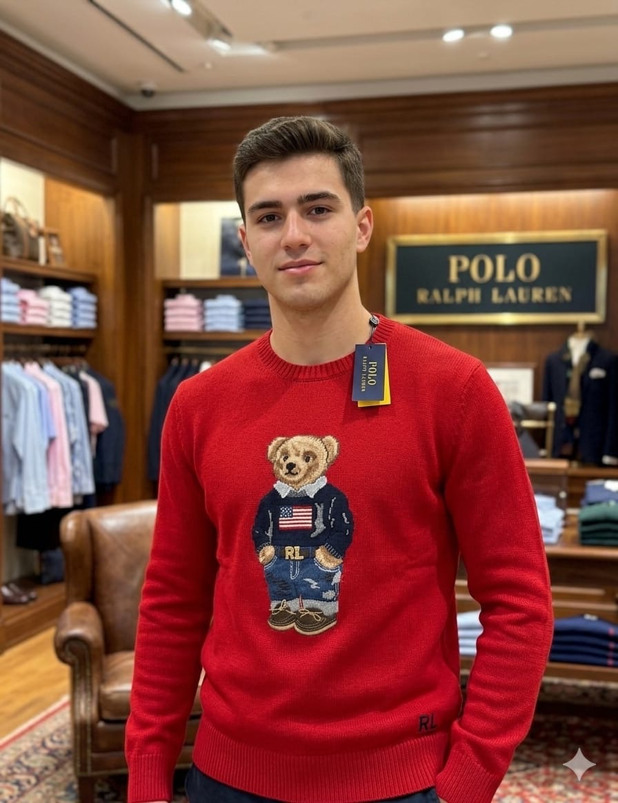 Chompa RL Hombre Oso