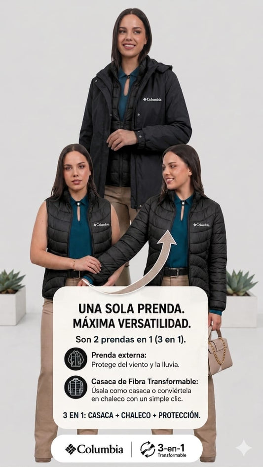 Casaca COL Mujer 3 en 1
