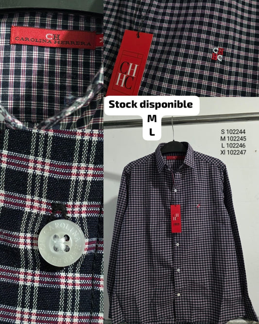 Camisa CH Hombre Manga Larga