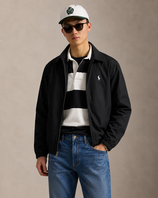 Casaca RL Hombre Impermeable Importado Negro