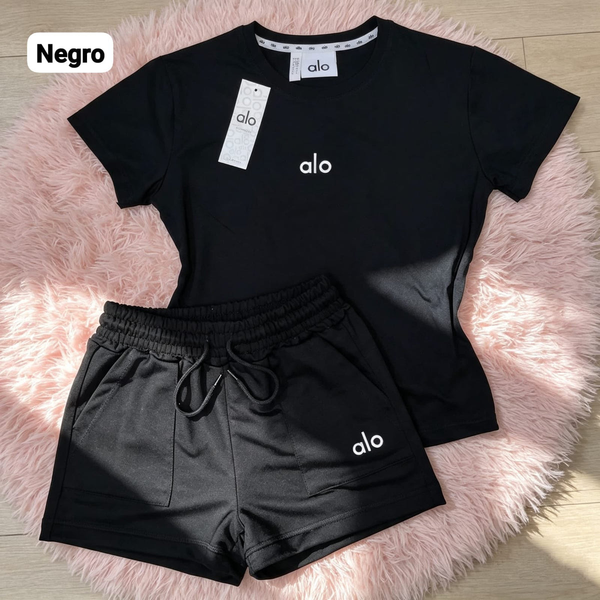 Conjunto Alo Mujer Buzo (Short + Polo)