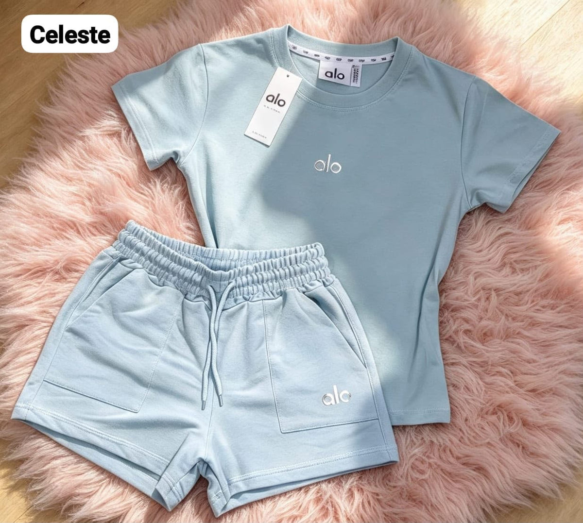 Conjunto Alo Mujer Buzo (Short + Polo)