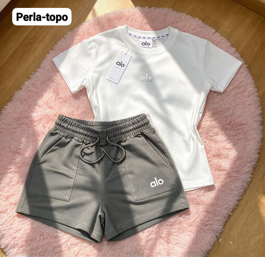 Conjunto Alo Mujer Buzo (Short + Polo)