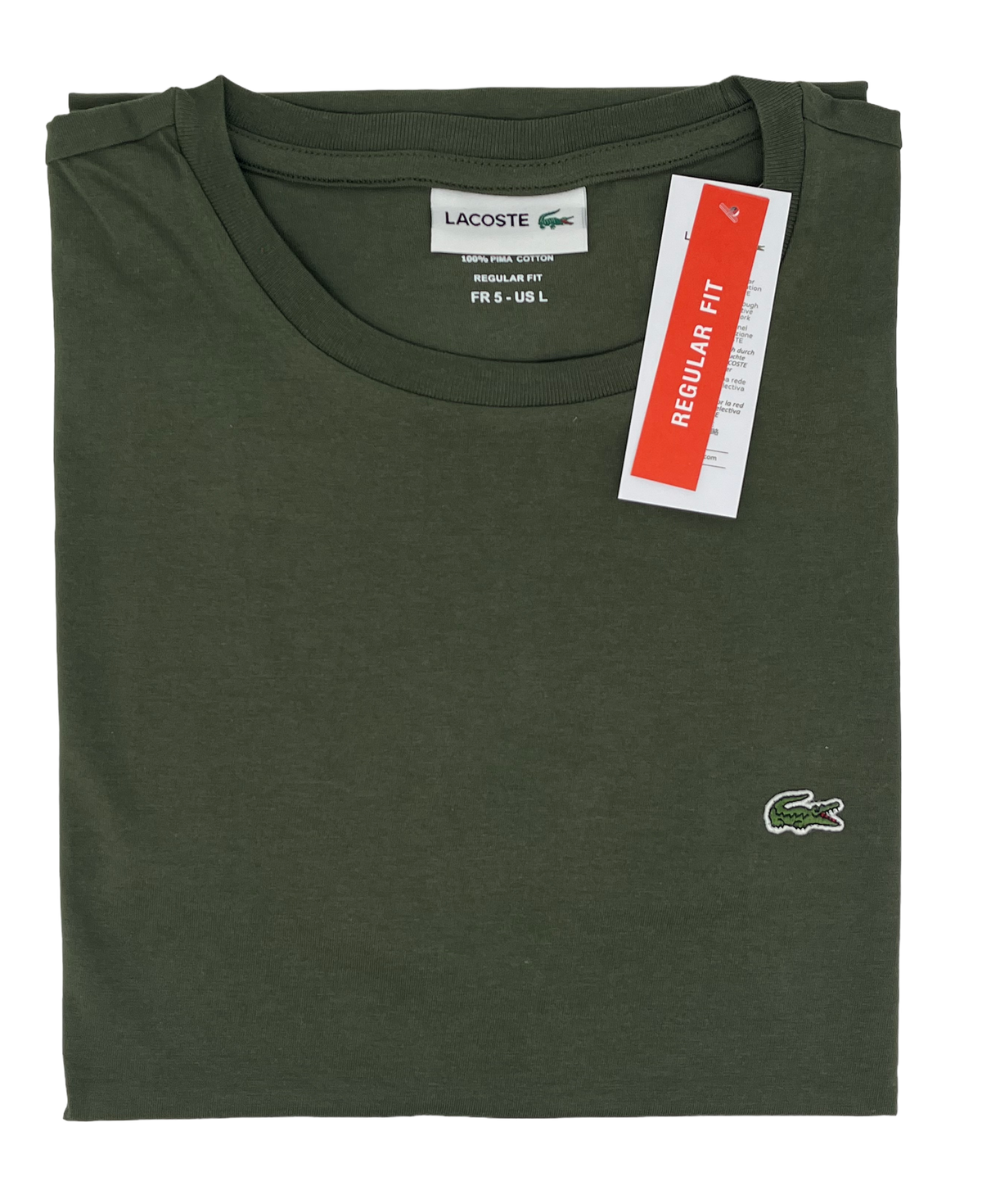 Polo LCST Hombre Cuello Redondo Verde