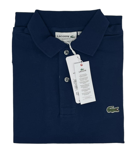 Lacoste camisero azul manga corta