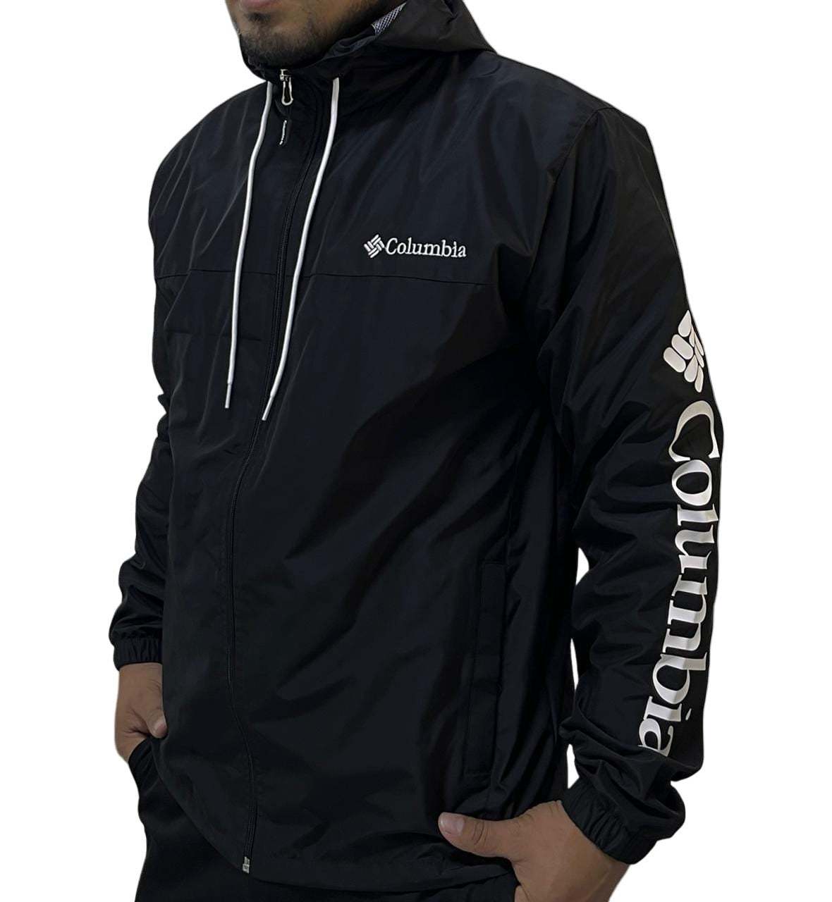 Cortaviento COL Hombre Impermeable con Capucha
