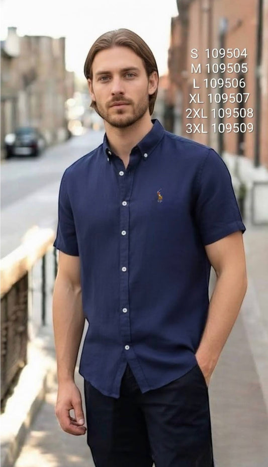 Camisa RL Hombre Manga Corta