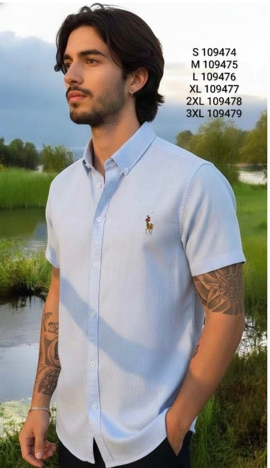 Camisa RL Hombre Manga Corta