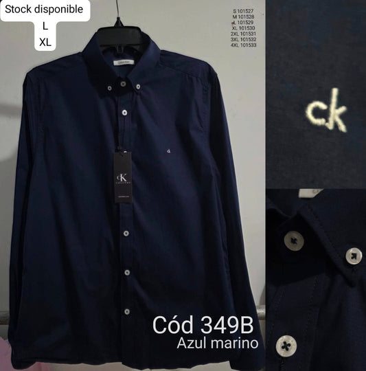 Camisa CK Hombre Manga Larga