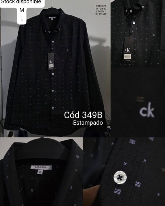 Camisa CK Hombre Manga Larga