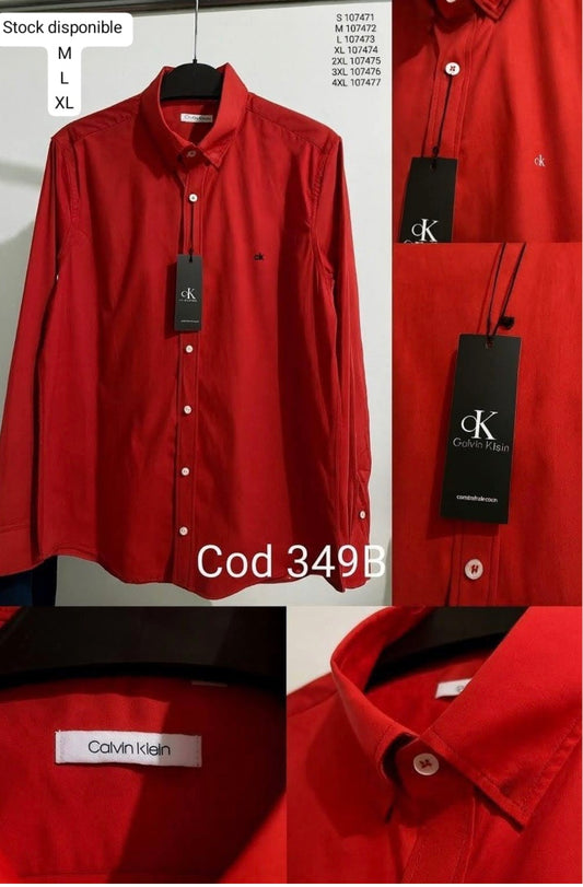 Camisa CK Hombre Manga Larga