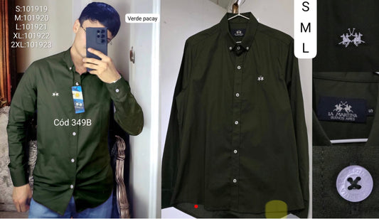 Camisa LM Hombre Manga Larga