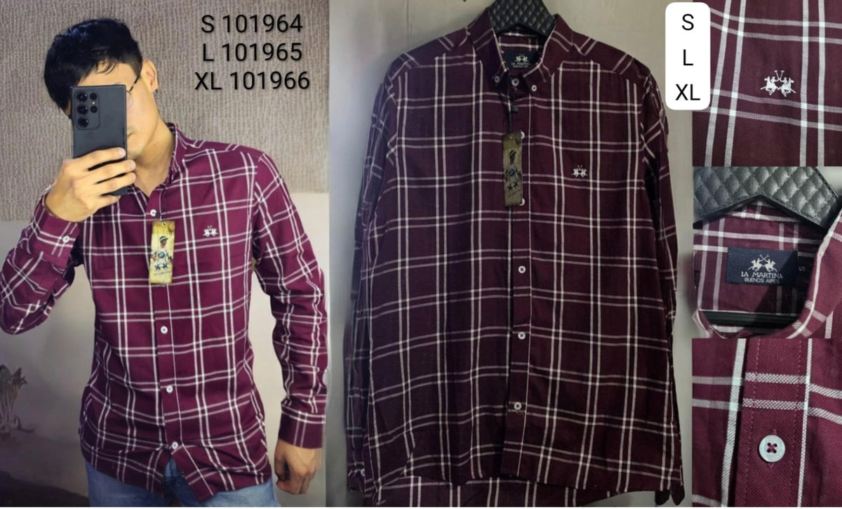 Camisa LM Hombre Manga Larga