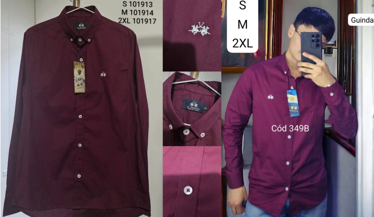 Camisa LM Hombre Manga Larga