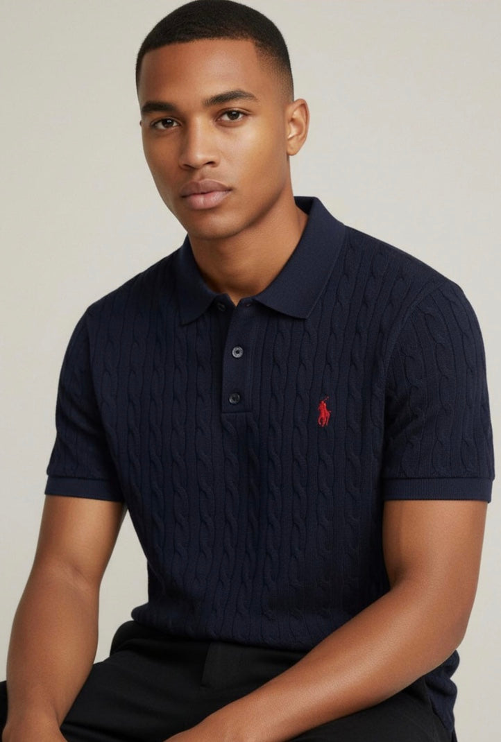Camisero RL Hombre Hilo Tejido Trenzado