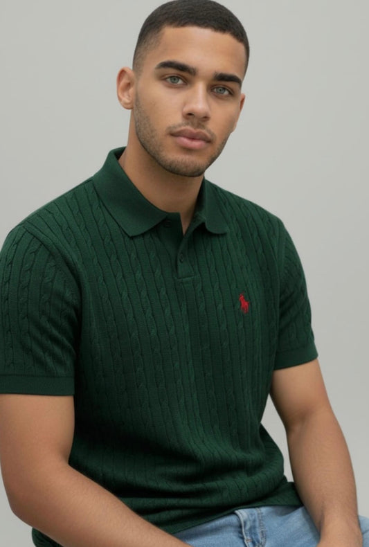 Camisero RL Hombre Hilo Tejido Trenzado