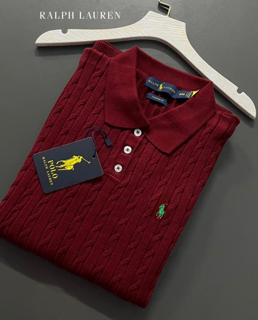 Camisero RL Hombre Hilo Tejido Trenzado